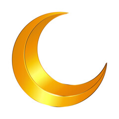 Obraz na płótnie Canvas Golden moon ramadan