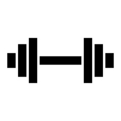 Illustration of Dumbbell design Solid Icon