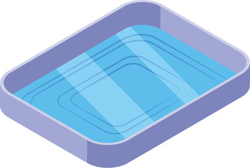 Stadium arena icon isometric vector. Ice rink. Snow skate