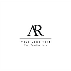 AR or RA letter logo. Unique attractive creative modern initial AR RA A R initial based letter icon logo