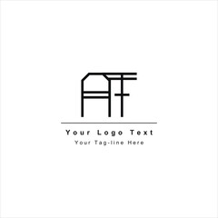 AT or TA letter logo. Unique attractive creative modern initial AT TA A T initial based letter icon logo