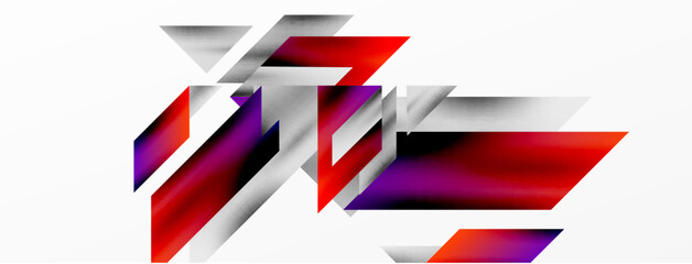 Modern trendy minimalist abstract background. Geometric pattern design, 3d and shadow effects. Vector Illustration