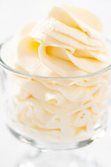 Homemade whipped cream