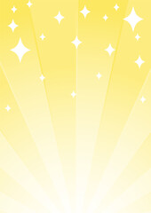 集中線 シンプル 使いやすい 縦 黄色 金色