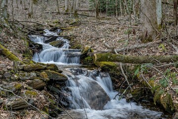 water, river, stream, nature, forest, tree, waterfall, landscape, autumn, mountain, fall, trees, rocks, rock, brook, green, creek, stone, flow, flowing, wood, spring, beauty, park, cascade
