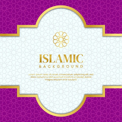 Luxury Islamic Background Vector Design