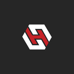 Obraz premium unique LH logo designs monogram logos