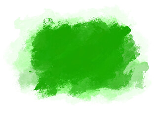 Green Watercolor modern brush style with colorful texture for your template.