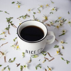 a cup of hot tea 