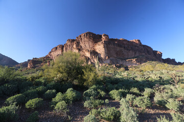 Fototapeta na wymiar Superstition Mountains, Arizona