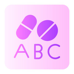 vitamin gradient icon