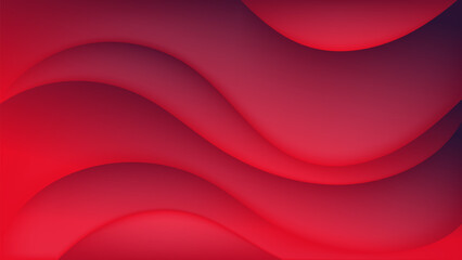 Abstract Gradient dark red liquid background. Modern background design. Dynamic Waves. Fluid shapes composition. Fit for website, banners, brochure, posters