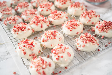 Peppermint White Chocolate Cookies