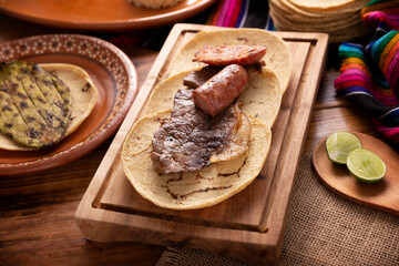 Carne Asada. (roast meat) very popular dish in northern Mexico, also called Asado, Discada or Parrillada, is a cooking technique in which food is exposed to the heat of the embers.