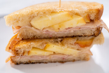 Provolone and Apple Grilled Cheese Sandwich