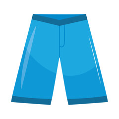 blue shorts swimsuit