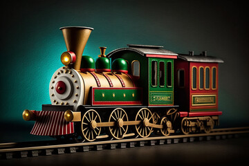 toy train set made by generative ai