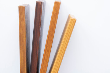 samples of wooden materials