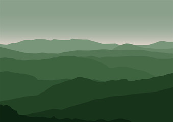 mountains landscape vector design illustration
