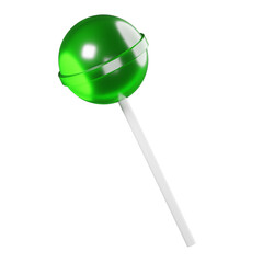 Lollipop 3D Illustration. Lollipop 3D Icon.