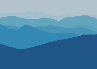 Fototapeta na wymiar mountains landscape vector design illustration