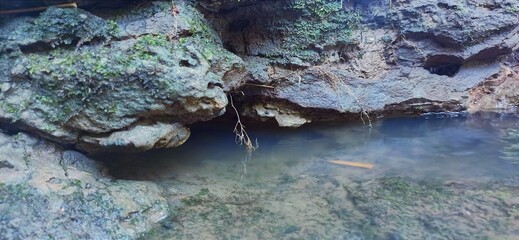the art of piling stones in the river