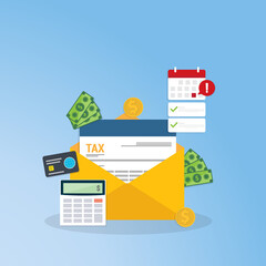 Tax payment. Analysis, paperwork, financial research report and calculation of tax return. Payment of debt.