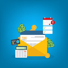 Tax payment. Analysis, paperwork, financial research report and calculation of tax return. Payment of debt.