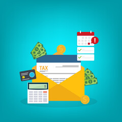 Tax payment. Analysis, paperwork, financial research report and calculation of tax return. Payment of debt.