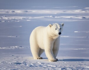Obraz na płótnie Canvas Polar bear. Generative AI