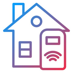 Vector Design Home Control Icon Style