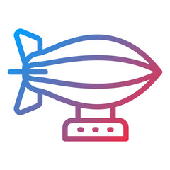 Vector Design Zeppelin Icon Style © designing ocean