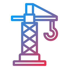 Vector Design Crane Machine Icon Style