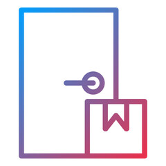 Vector Design Door Delivery Icon Style