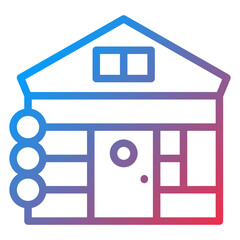 Vector Design Cottage Icon Style
