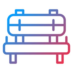 Vector Design Bench Icon Style