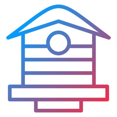 Vector Design Bird House Icon Style