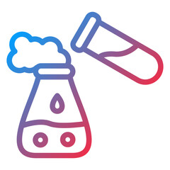 Vector Design Chemical Reaction Icon Style