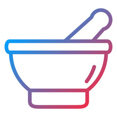 Vector Design Mortar Icon Style