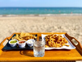 picnic on the beach