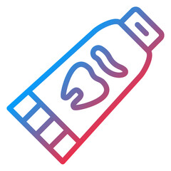 Vector Design Tooth Paste Icon Style