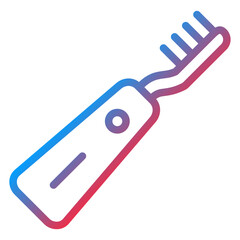 Vector Design Electric Toothbrush Icon Style