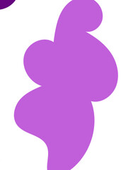 Purple Abstract Shapes Decor Background 