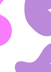 Purple Abstract Shapes Decor Background 