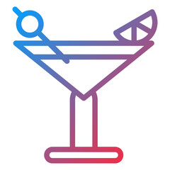 Vector Design Cocktail Icon Style