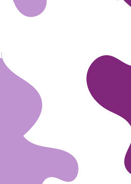 Purple Abstract Shapes Decor Background 