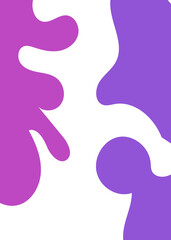 Purple Abstract Shapes Decor Background 