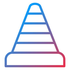 Vector Design Cone Icon Style