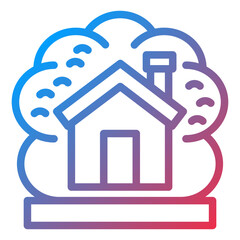 Vector Design Dust Storm Icon Style