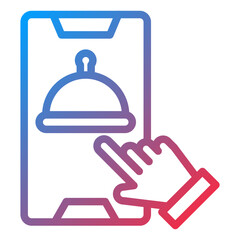Vector Design Online Order Icon Style